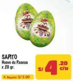 MaxiAhorro Sapito huevo de pascua oferta