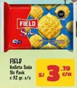 MaxiAhorro Field galleta soda six pack oferta