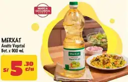 MaxiAhorro Merkat aceite vegetal bot. oferta