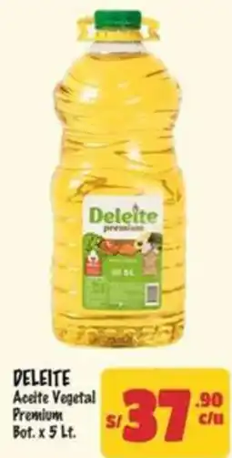 MaxiAhorro Deleite aceite vegetal premium bot. oferta