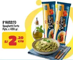 MaxiAhorro D'gussto spaghetti forte pqte. oferta