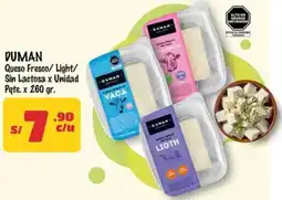 MaxiAhorro Duman queso fresco/ light/ sin lactosa oferta
