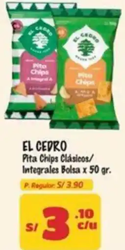 MaxiAhorro El cedro pita chips clásicos/ integrales bolsa oferta