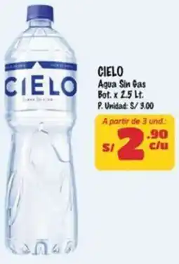 MaxiAhorro Cielo aqua sin gas bot. oferta