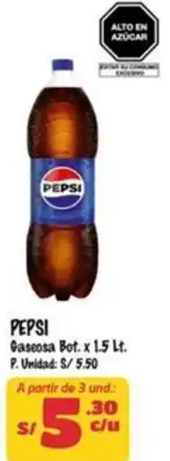 MaxiAhorro Pepsi caseosa bot. oferta