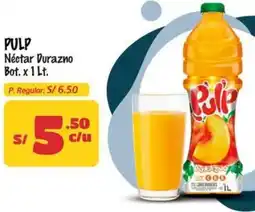 MaxiAhorro Pulp néctar durazno bot. oferta