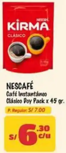 MaxiAhorro Nescafé café instantáneo clásico doy pack oferta