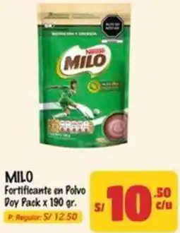 MaxiAhorro Milo fortificante en polvo doy pack oferta