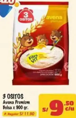 MaxiAhorro 3 ositos avena premium bolsa oferta