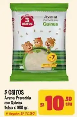 MaxiAhorro 3 ositos avena precocida con quinua bolsa oferta
