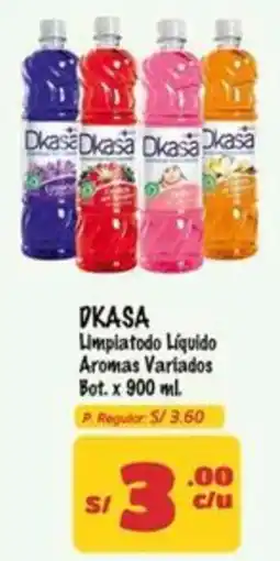 MaxiAhorro Dkasa limpia todo líquido aromas variados bot. oferta