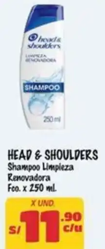 MaxiAhorro Head & shoulders shampoo limpieza renovadora fco. oferta