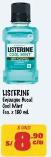 MaxiAhorro Listerine enjuague bucal cool mint fco. oferta