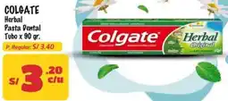 MaxiAhorro Colgate herbal pasta dental tubo oferta