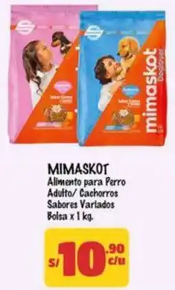 MaxiAhorro Mimaskot alimento para perro adulto/ cachorros sabores variados bolsa oferta