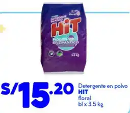 Mass Hit detergente en polvo floral bl oferta