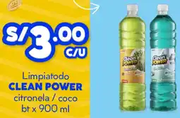 Mass Clean power limpiatodo citronela / coco bt oferta