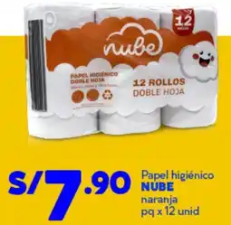 Mass Nube papel higiénico naranja pq oferta