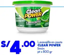 Mass Clean power lavavajilla en pasta limón pt oferta