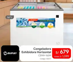 Hiraoka Miray congeladora exhibidora horizontal oferta