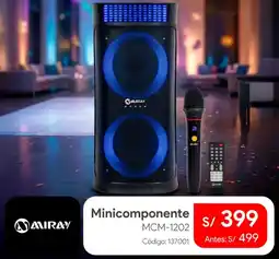 Hiraoka Miray minicomponente MCM-1202 oferta