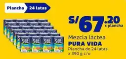 Makro Pura Vida mezcla láctea oferta