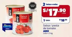 Makro Aro salsa/pasta de tomate oferta