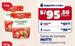 Makro Mutti salsa de tomate oferta