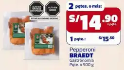 Makro Braedt pepperoni oferta