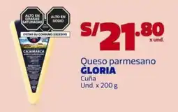 Makro Gloria queso parmesano oferta