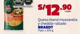 Makro Braedt queso blend mozzarella y cheddar rallado oferta