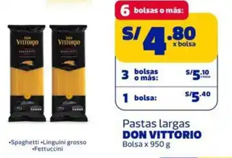 Don Vittorio pastas largas