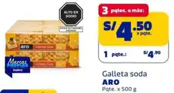Makro Aro galleta soda oferta