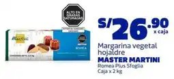 Makro Master Martini margarina vegetal hojaldre oferta