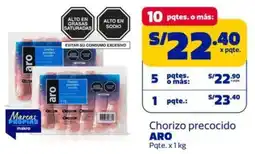 Makro Aro chorizo precocido oferta