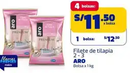 Makro Aro filete de tilapia 2-3 oferta