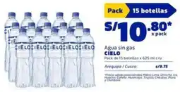 Makro Cielo agua sin gas oferta