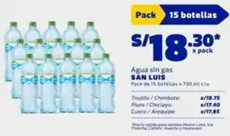Makro San luis agua sin gas oferta
