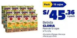 Makro Gloria bebida oferta