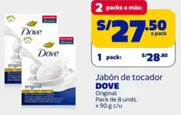 Makro Dove jabón de tocador original oferta