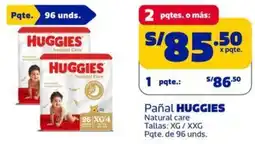 Makro Huggies pañal natural care oferta