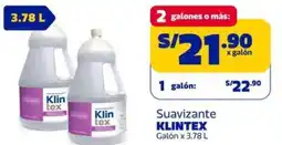 Makro Klintex suavizante galón oferta