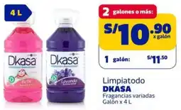 Makro Dkasa limpiatodo fragancias variadas galón oferta