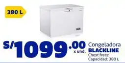 Makro Blackline congeladora chest freez oferta