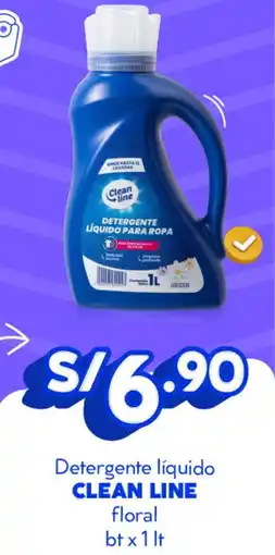 Mass Clean line detergente líquido floral oferta