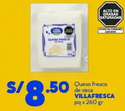 Mass Villafresca queso fresco pq oferta
