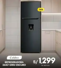 La Curacao Coldex refrigeradora gris oscuro oferta