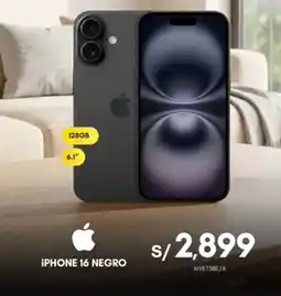 La Curacao Iphone 16 negro oferta