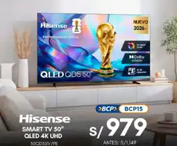 La Curacao Hisense smart tv 50" oferta