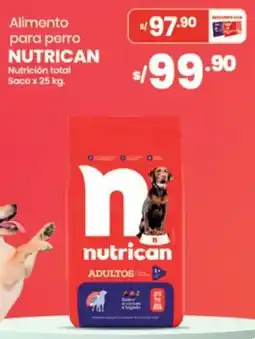 Vega Nutrican alimento para perro oferta